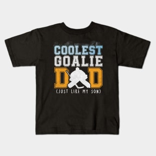 Goalie Dad Definition Kids T-Shirt